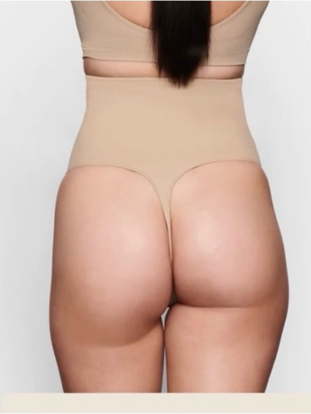 NWT- Skims.  Seamless Sculpt High Waist‎ thong.  Color: Mica Size:S